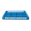 Vaatwaskorf verhoger  HENDI  16 vakken 112x112 mm  500x500x H 45mm