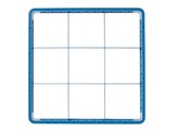 Rehausseur pour casier de lavage  HENDI  9 compartiments 150x150 mm  500x500x H 45mm
