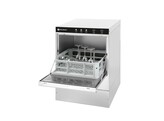 Lave-verre 40x40  commande electromecanique  HENDI  Budget Line  avec pompe de vidange et doseur detergent  230V/2800W  470x510x H 710mm