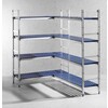 Rayonnage en aluminium pour bacs gastronormes  HENDI  1120x355x H 1685mm
