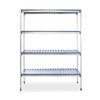 Etagere de rangement  aluminium  HENDI  1280x405x H 1685mm