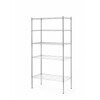 Rayonnage avec 5 etageres  HENDI  Chrome  910x455x H 1830mm