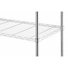 Opbergrek met 5 schappen  HENDI  Zwart  910x455x H 1830mm