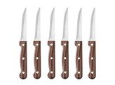 Steakmes - 6 stuks  HENDI  Profi Line  Zwart  6 st.   L 210mm