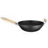Wok avec manche en bois  HENDI   324x565mm