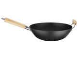 Wok avec manche en bois  HENDI   324x565mm