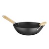 Wok avec manche en bois  HENDI   324x565mm