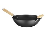 Wok avec manche en bois  HENDI   324x565mm
