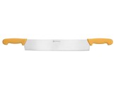 Kaasmes met dubbele handgreep  HENDI  Oranje   L 655mm