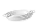 Plat a tapas ovale  HENDI  0 8L  324x185x H 38mm