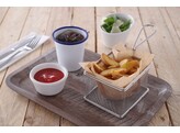 Paniers a frites miniatures  HENDI  125x100x H 85mm