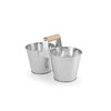 Seau double avec poignee  HENDI  250x125x H 105mm