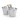 Seau double avec poignee  HENDI  250x125x H 105mm