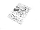 Papier sulfurise  HENDI  Impression journal  500 u.  250x350mm