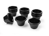Ramequins - 12 pieces  HENDI  0 045L  Noir  12 u.   60x H 35mm