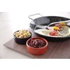 Beurrier   Sauciere - 3 pieces  HENDI  Noir  3 u.   80x H 30mm