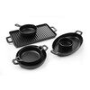 Mini ovale pan Little Chef  Fine Dine  Zwart  263x140x H 37mm