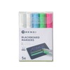 Feutres a craie 6 mm  HENDI  1 rose  1 vert  1 bleu et 2 feutres blancs