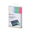 Feutres a craie 6 mm  HENDI  1 rose  1 vert  1 bleu et 2 feutres blancs