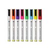 Krijtstiften 3 mm  HENDI  1 witte  1 rode  1 blauwe  1 groene  1 gele  1 paarse  1 oranje en 1 roze stift