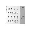 Rape 6 faces  HENDI  135x113x H 215mm