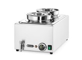 Set   Bain-marie Ranger   2 bacs de 4L avec couvercle  HENDI  GN  H 150mm  8L  230V/1000W  604x332x H 315mm