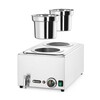 Set   Bain-marie Ranger   2 bacs de 4L avec couvercle  HENDI  GN  H 150mm  8L  230V/1000W  604x332x H 315mm