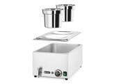 Set   Bain-marie Ranger   2 bacs de 4L avec couvercle  HENDI  GN  H 150mm  8L  230V/1000W  604x332x H 315mm