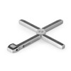 Opvouwbare keukenweegschaal  HENDI  219x180x H 16mm