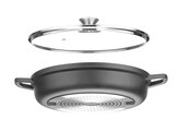 Cocotte avec revetement antiadhesif  HENDI  4 3L  Noir  425x332x H 70mm