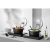 Cocotte avec revetement antiadhesif  HENDI  4 3L  Noir  425x332x H 70mm