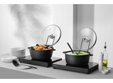 Cocotte avec revetement antiadhesif  HENDI  4 3L  Noir  425x332x H 70mm