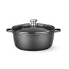 Cocotte avec revetement antiadhesif  HENDI  9L  Noir  405x332x H 138mm