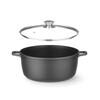 Cocotte avec revetement antiadhesif  HENDI  9L  Noir  405x332x H 138mm