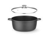 Cocotte avec revetement antiadhesif  HENDI  9L  Noir  405x332x H 138mm