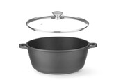 Braadpan met antiaanbaklaag  HENDI  7 5L  Zwart  387x310x H 130mm