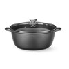 Braadpan met antiaanbaklaag  HENDI  7L  Zwart  367x290x H 122mm