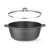 Braadpan met antiaanbaklaag  HENDI  7L  Zwart  367x290x H 122mm