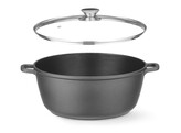 Braadpan met antiaanbaklaag  HENDI  7L  Zwart  367x290x H 122mm