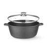 Braadpan met antiaanbaklaag  HENDI  7L  Zwart  367x290x H 122mm