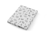Papier ingraissable  HENDI  Motif illustration fast-food  500 u.  200x250mm