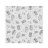 Vetbestendig papier  HENDI  Illustratie fast food patroon  500 st.  305x305mm