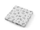 Vetbestendig papier  HENDI  Illustratie fast food patroon  500 st.  305x305mm