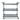 Serveerwagen polypropyleen met 3 bladen  groot  AmerBox  1010x500x H 960mm