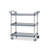 Serveerwagen polypropyleen met 3 bladen  groot  AmerBox  1010x500x H 960mm