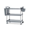 Serveerwagen polypropyleen met 3 bladen  groot  AmerBox  1010x500x H 960mm