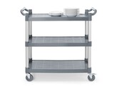 Serveerwagen polypropyleen met 3 bladen  groot  AmerBox  1010x500x H 960mm