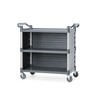Serveerwagen polypropyleen met 3 bladen  groot  AmerBox  1010x500x H 960mm