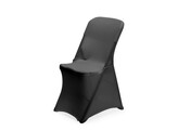 Housse de chaise pliante  HENDI  Kitchen Line  810965   910989  Noir  540x440x H 840mm