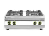 Gasfornuis 4-pits Kitchen Line - tafel model  HENDI  Kitchen Line  19kW  800x700x H 310mm